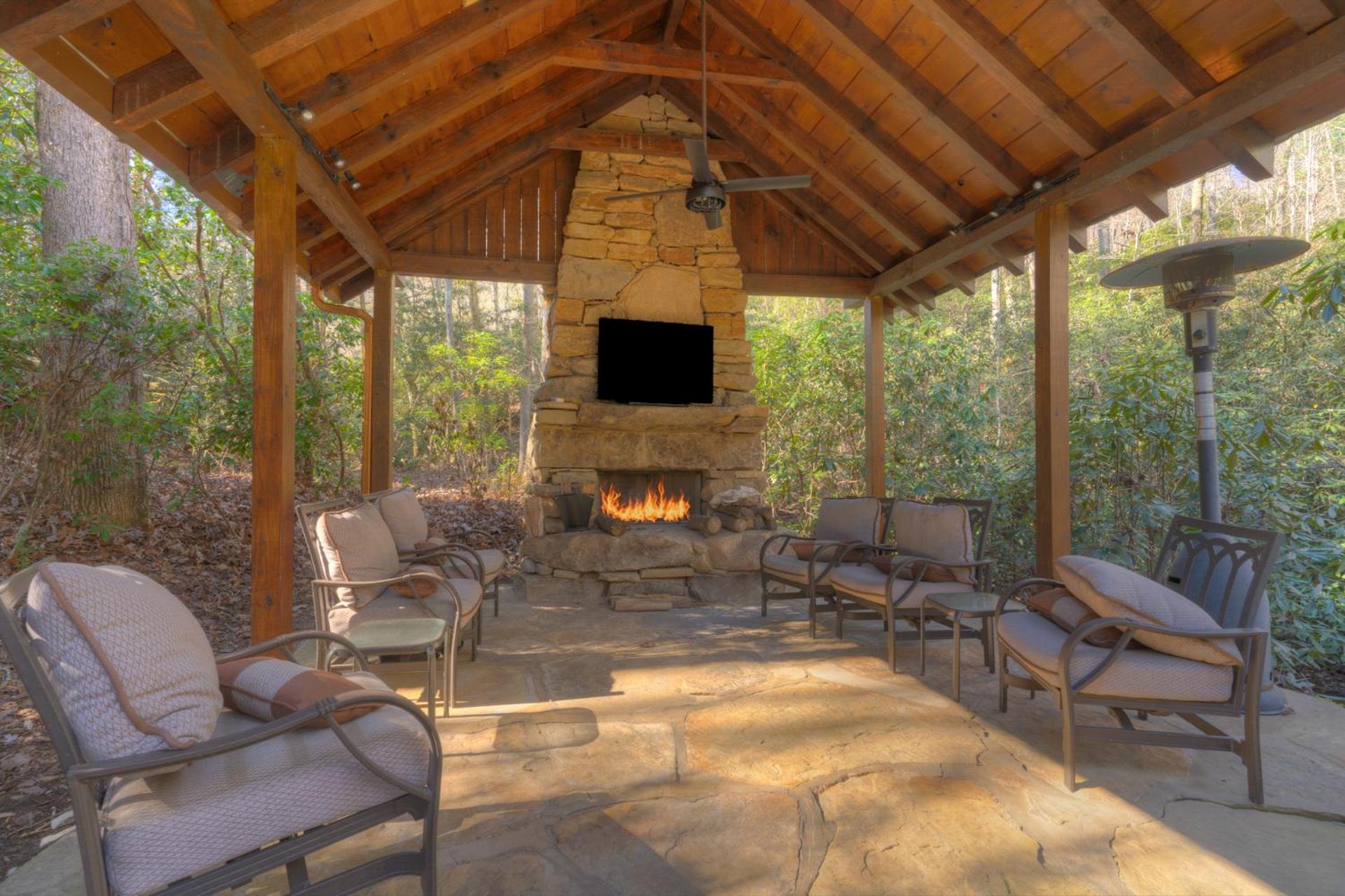 Rushing Waters - Creekside Cabin In North Ga Blue Ridge Exterior photo