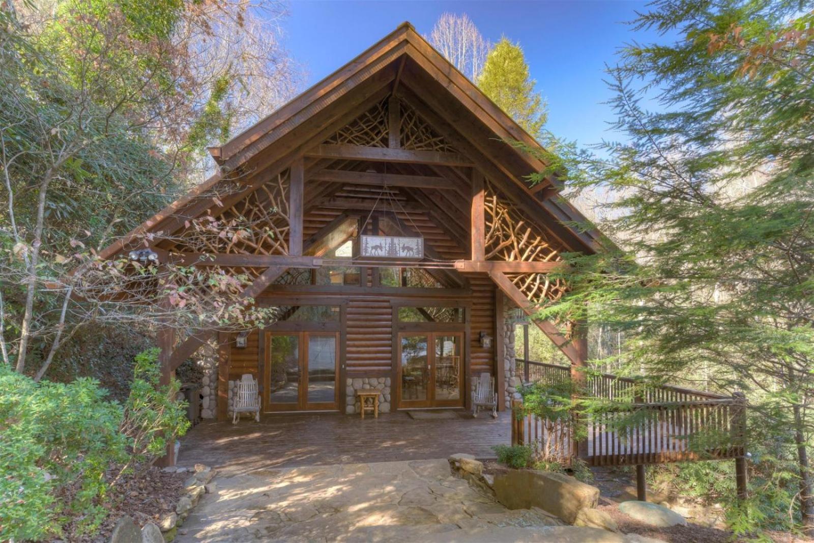 Rushing Waters - Creekside Cabin In North Ga Blue Ridge Exterior photo