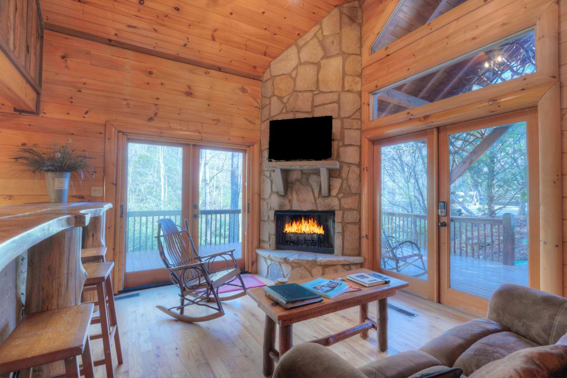 Rushing Waters - Creekside Cabin In North Ga Blue Ridge Exterior photo